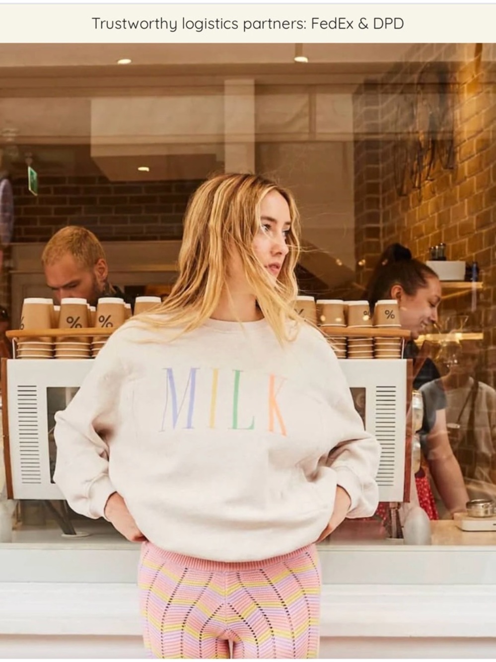 Tajinebanane Nursing Sweatshirt Milk